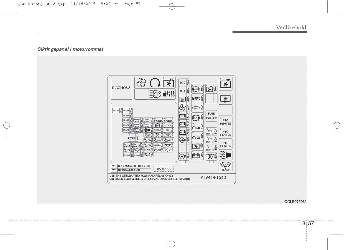 KIA Sportage IV bruksanvisningen / page 672