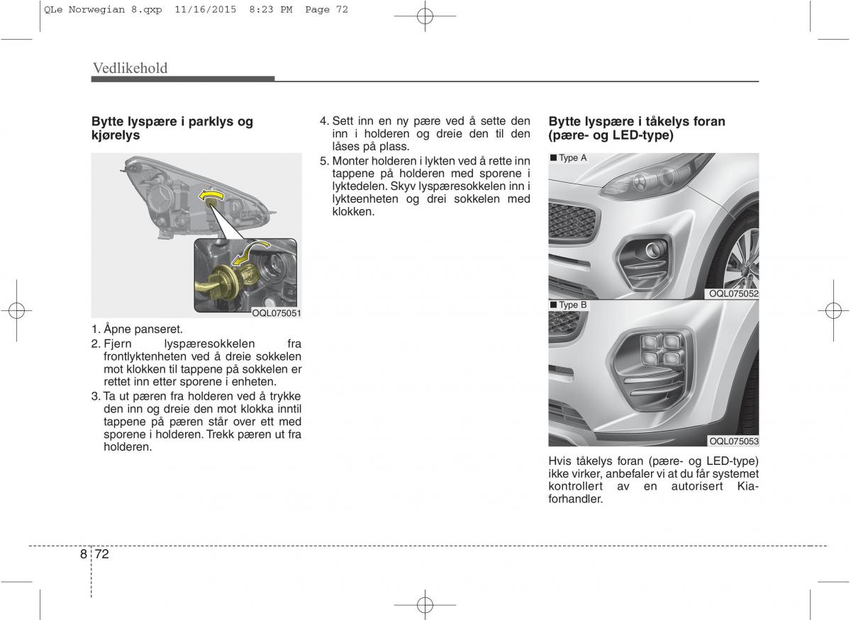 KIA Sportage IV bruksanvisningen / page 687