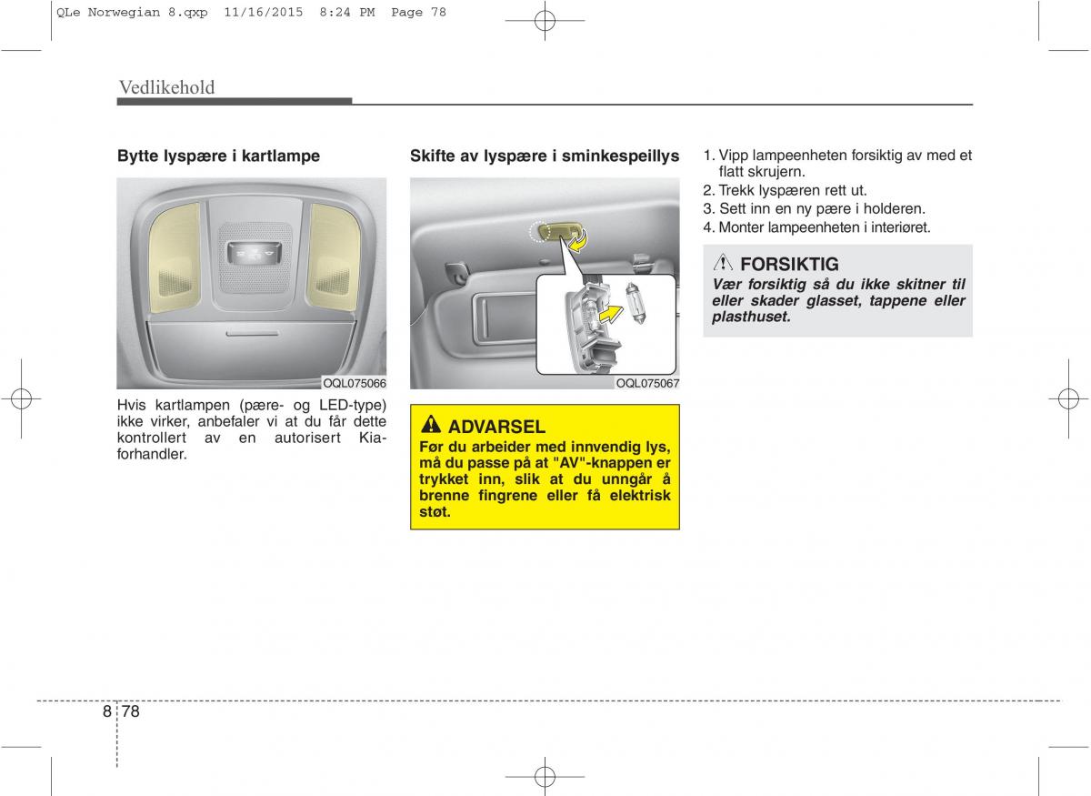 KIA Sportage IV bruksanvisningen / page 693