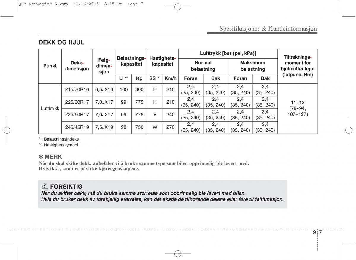 KIA Sportage IV bruksanvisningen / page 720