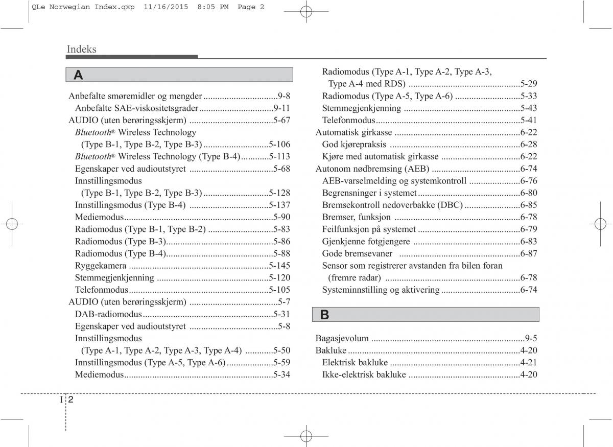 KIA Sportage IV bruksanvisningen / page 729