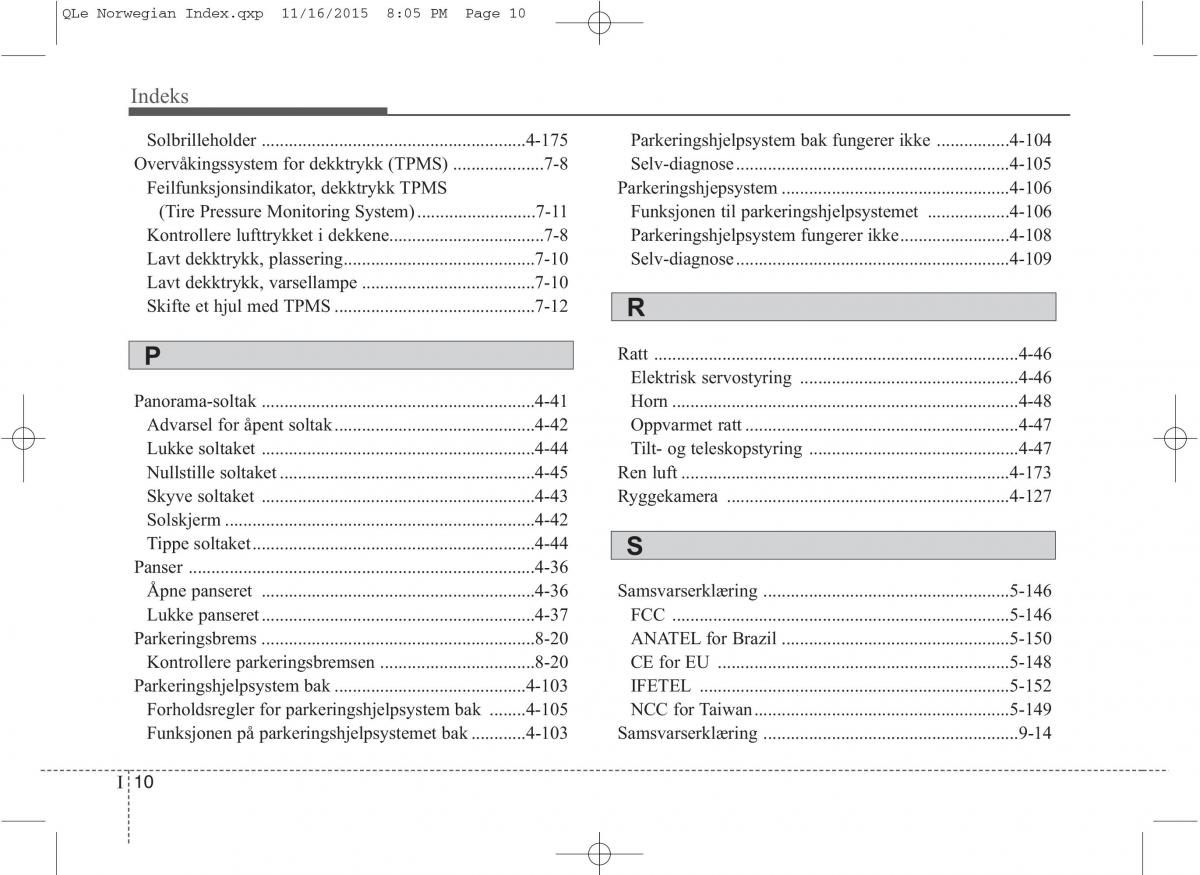 KIA Sportage IV bruksanvisningen / page 737