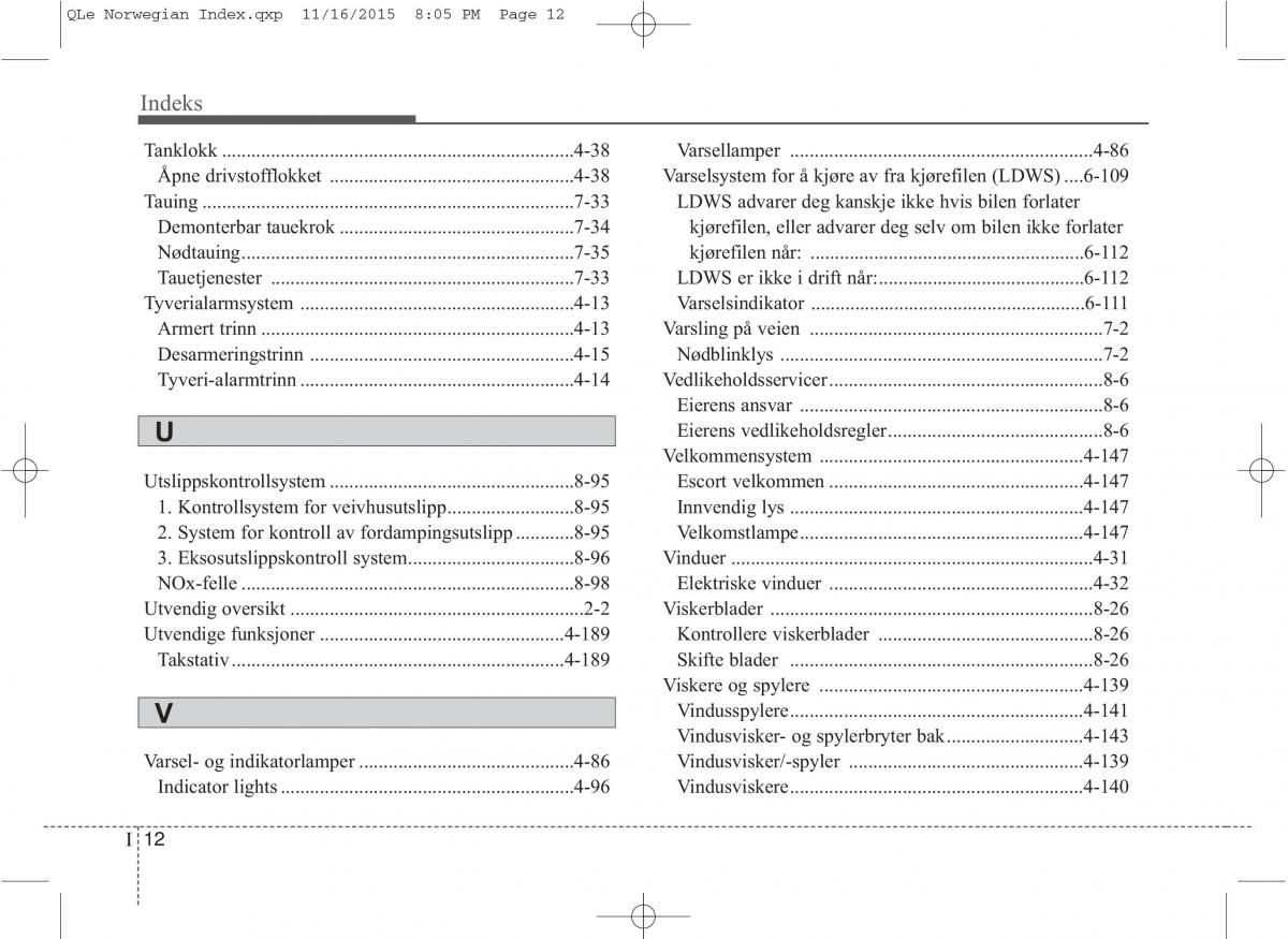 KIA Sportage IV bruksanvisningen / page 739