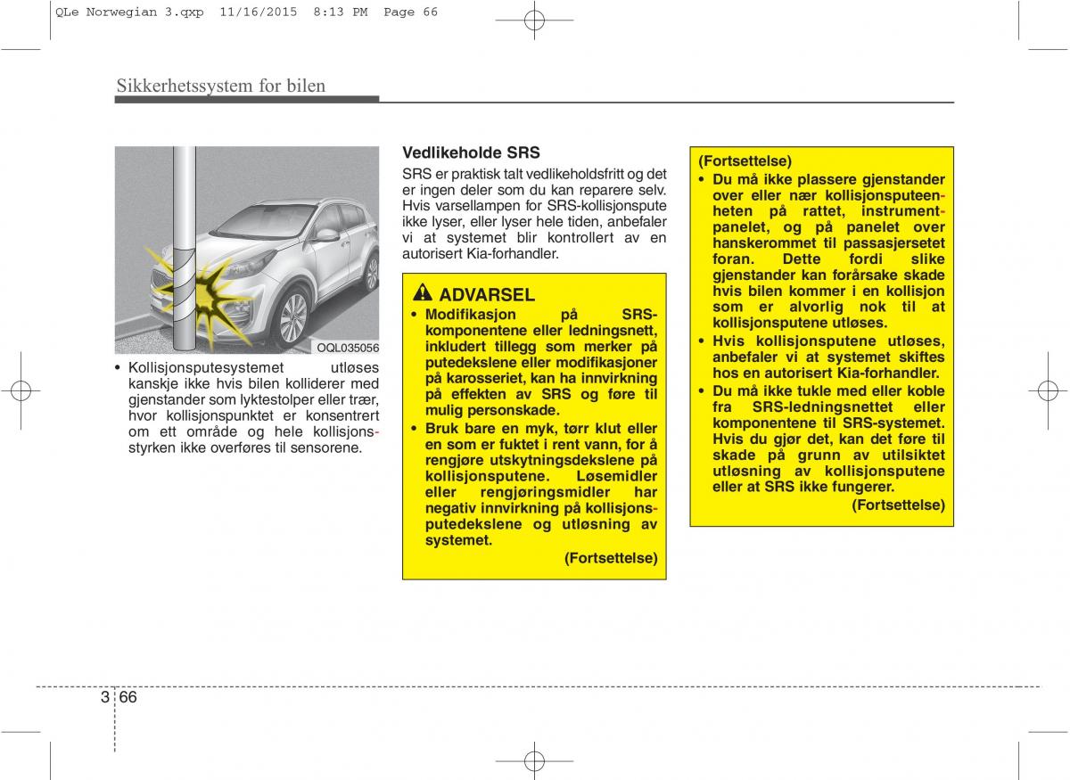 KIA Sportage IV bruksanvisningen / page 83