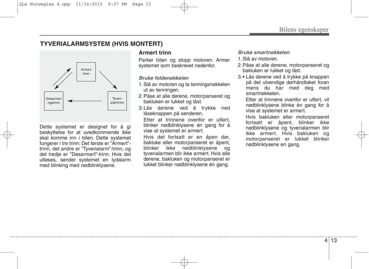 KIA Sportage IV bruksanvisningen / page 98