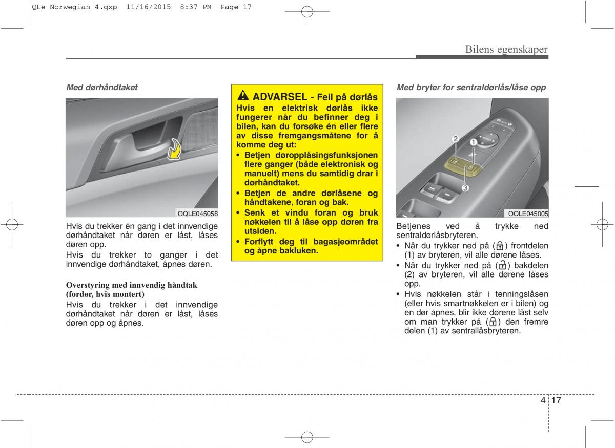 KIA Sportage IV bruksanvisningen / page 102