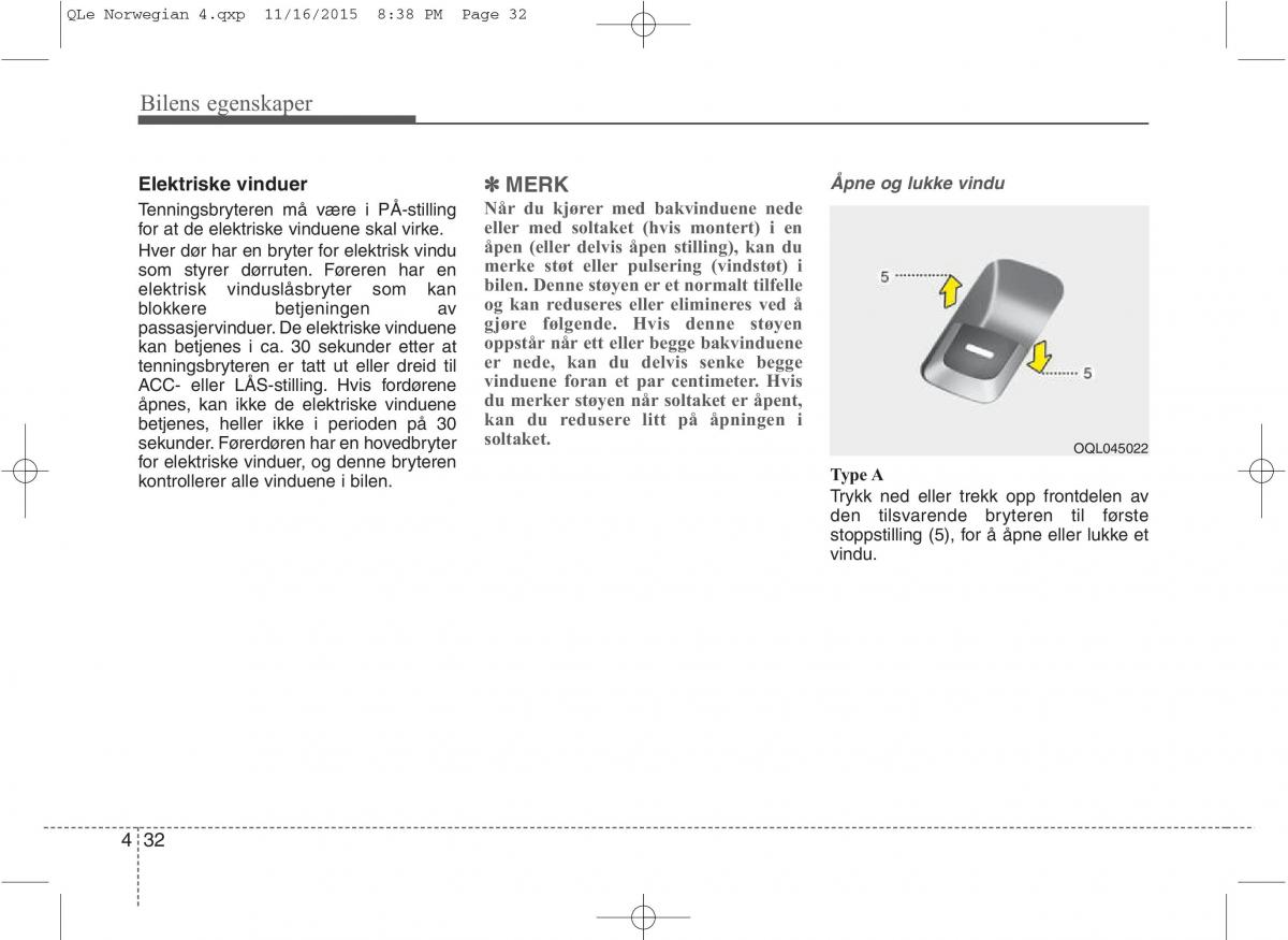 KIA Sportage IV bruksanvisningen / page 117