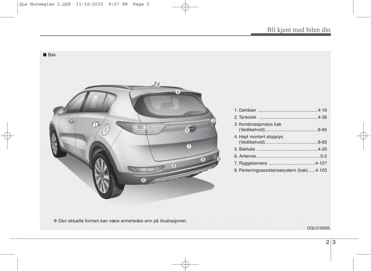 KIA Sportage IV bruksanvisningen / page 12