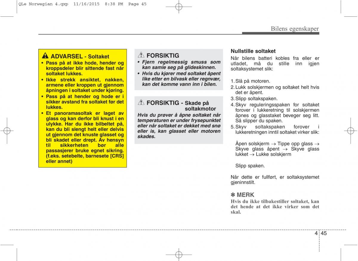 KIA Sportage IV bruksanvisningen / page 130