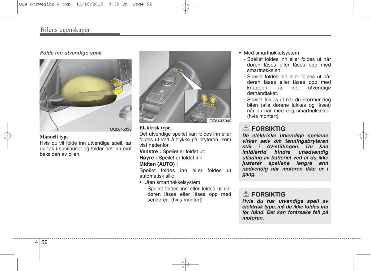 KIA Sportage IV bruksanvisningen / page 137