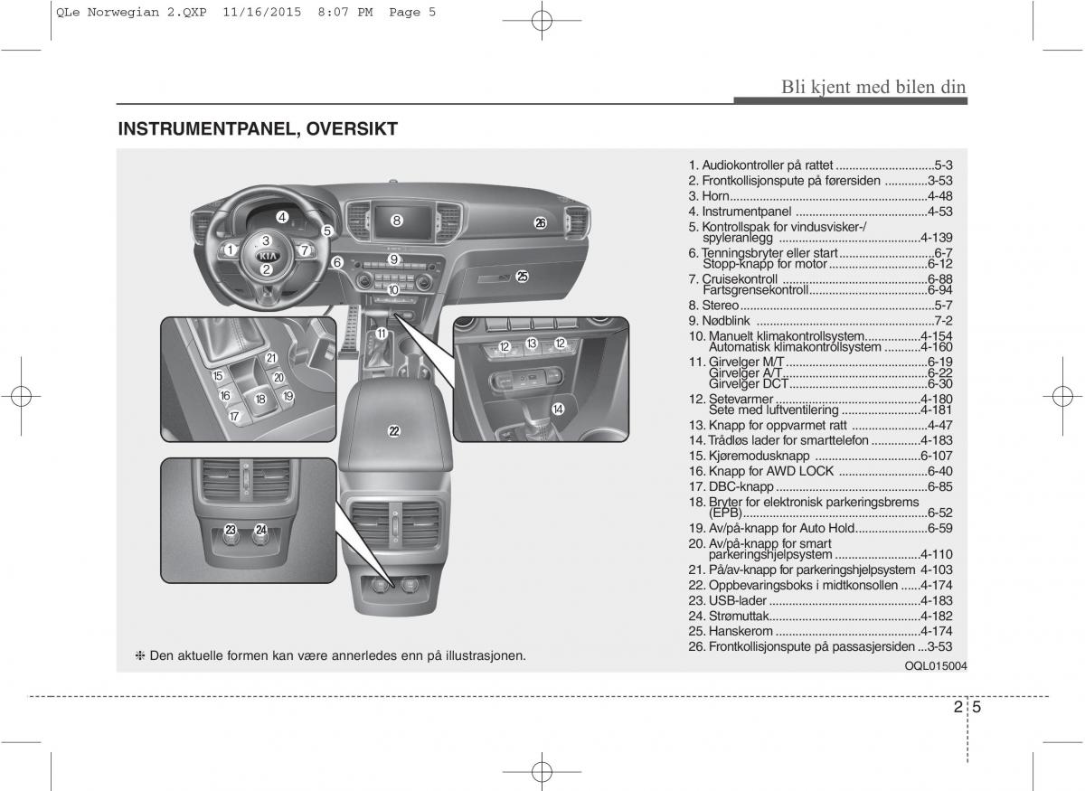 KIA Sportage IV bruksanvisningen / page 14