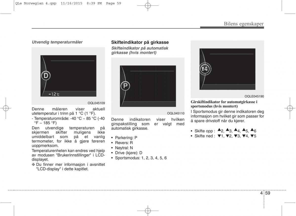 KIA Sportage IV bruksanvisningen / page 144