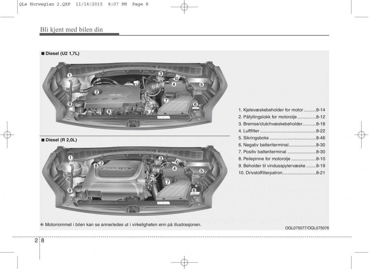 KIA Sportage IV bruksanvisningen / page 17