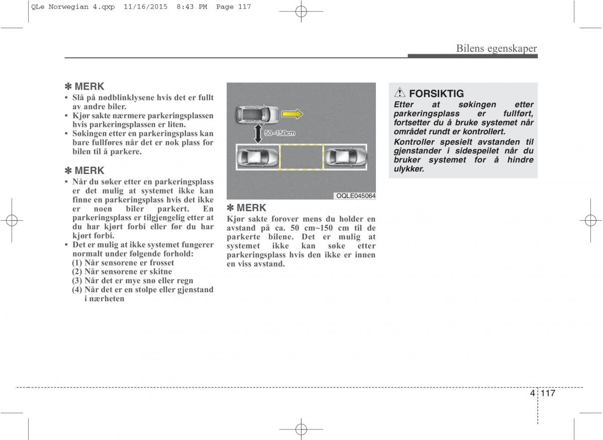 KIA Sportage IV bruksanvisningen / page 202