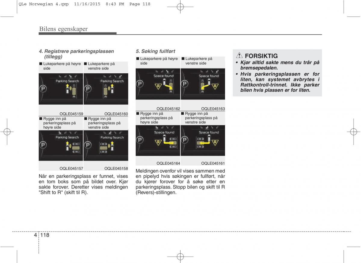 KIA Sportage IV bruksanvisningen / page 203