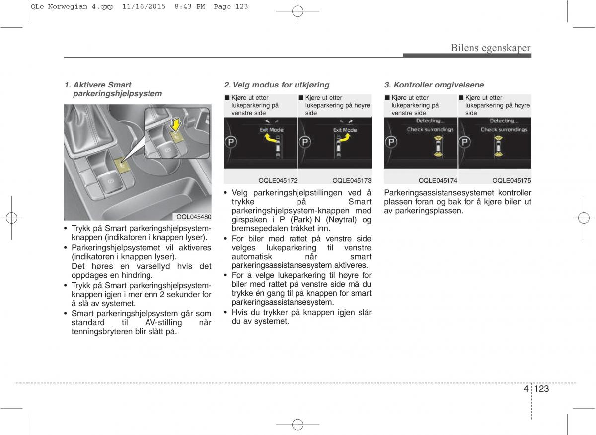 KIA Sportage IV bruksanvisningen / page 208