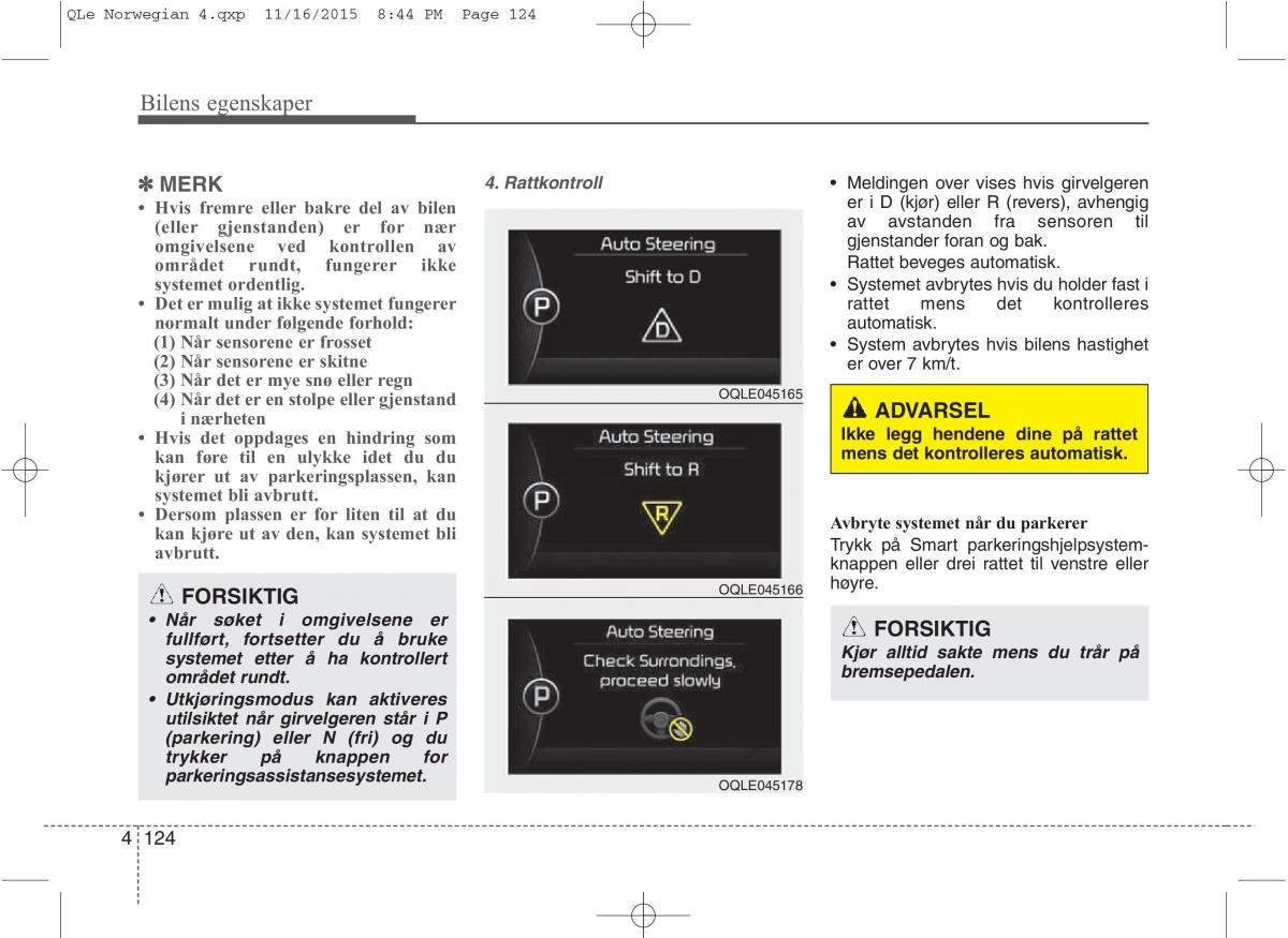 KIA Sportage IV bruksanvisningen / page 209