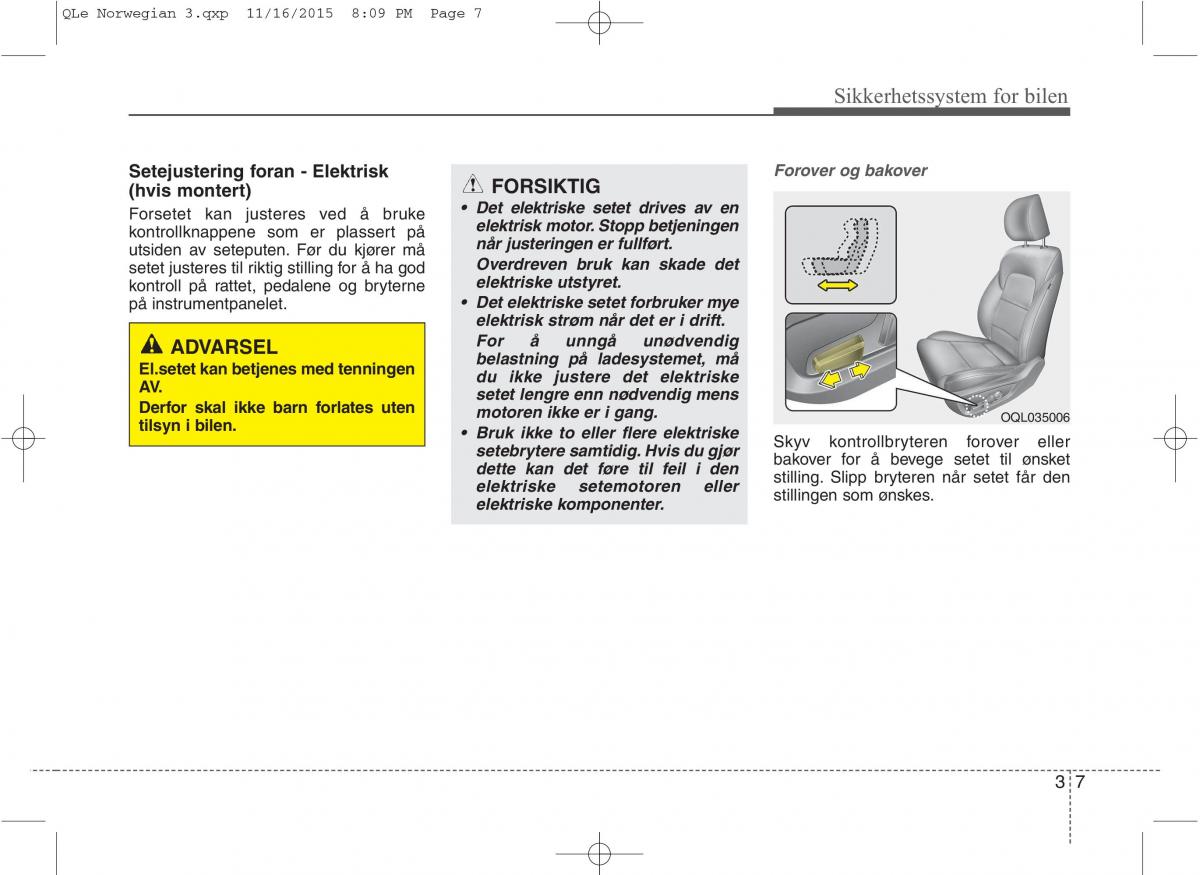 KIA Sportage IV bruksanvisningen / page 24