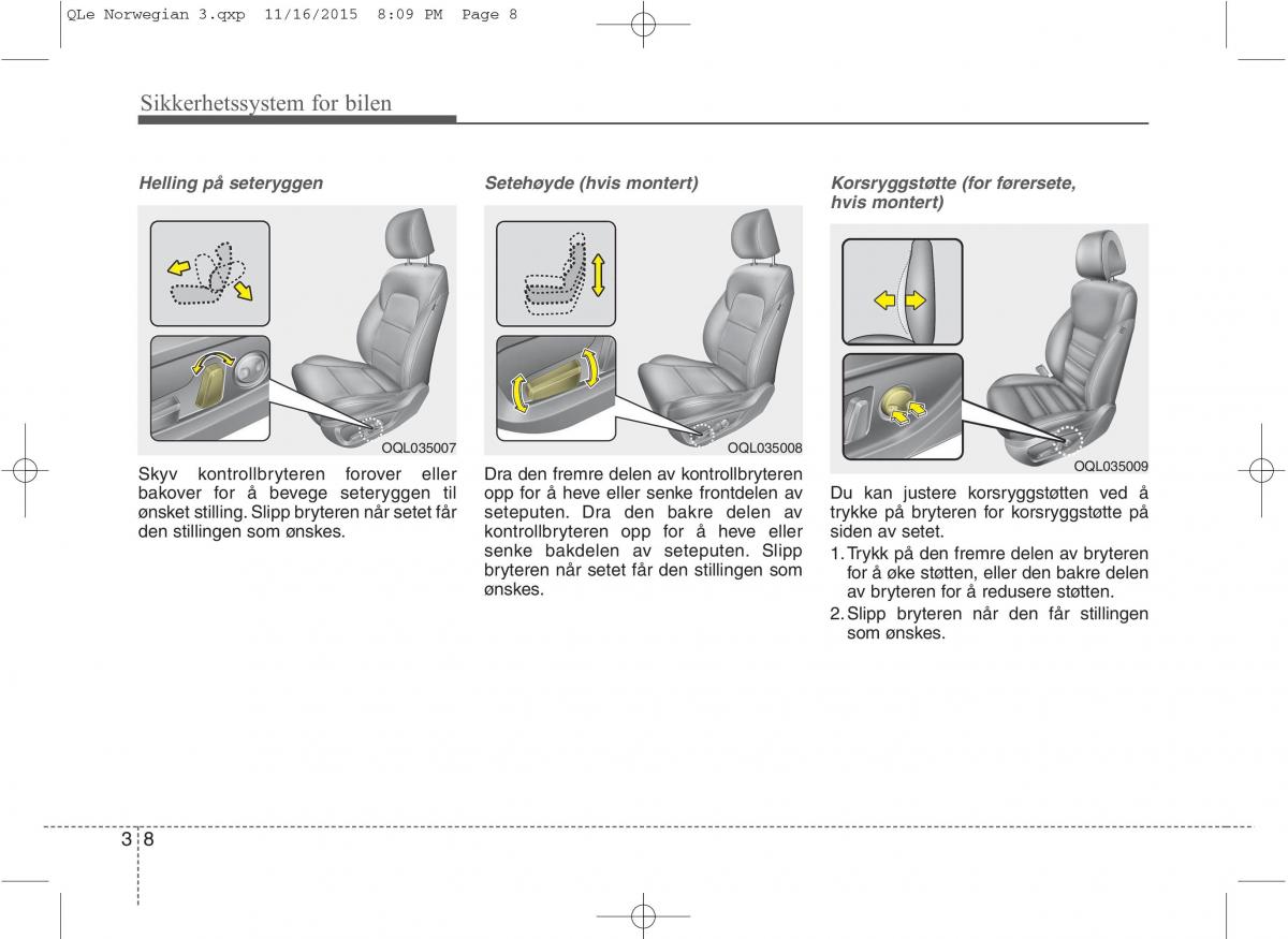 KIA Sportage IV bruksanvisningen / page 25