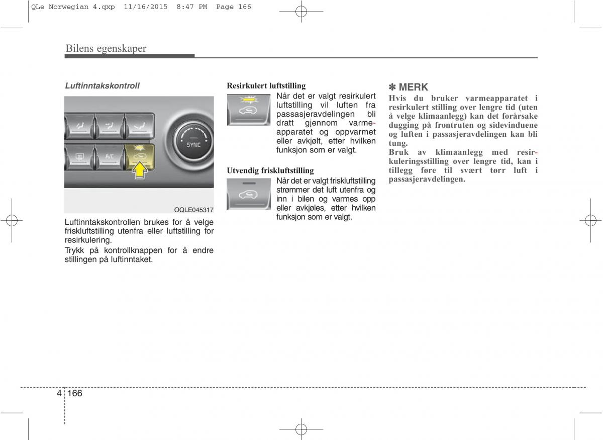 KIA Sportage IV bruksanvisningen / page 251