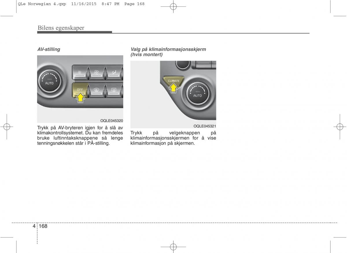 KIA Sportage IV bruksanvisningen / page 253