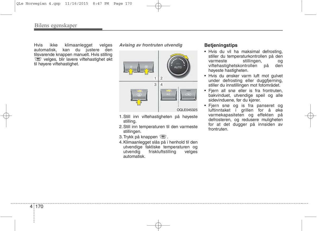 KIA Sportage IV bruksanvisningen / page 255