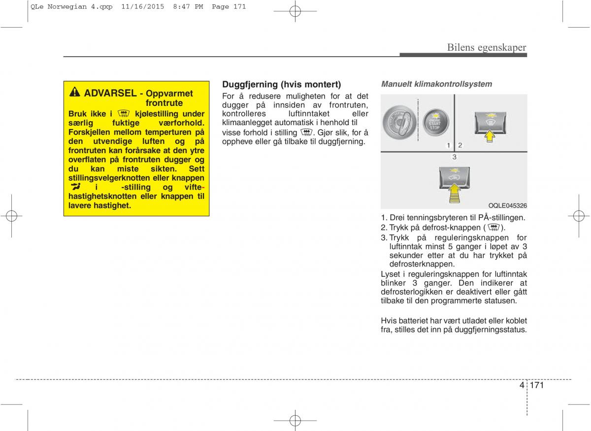 KIA Sportage IV bruksanvisningen / page 256