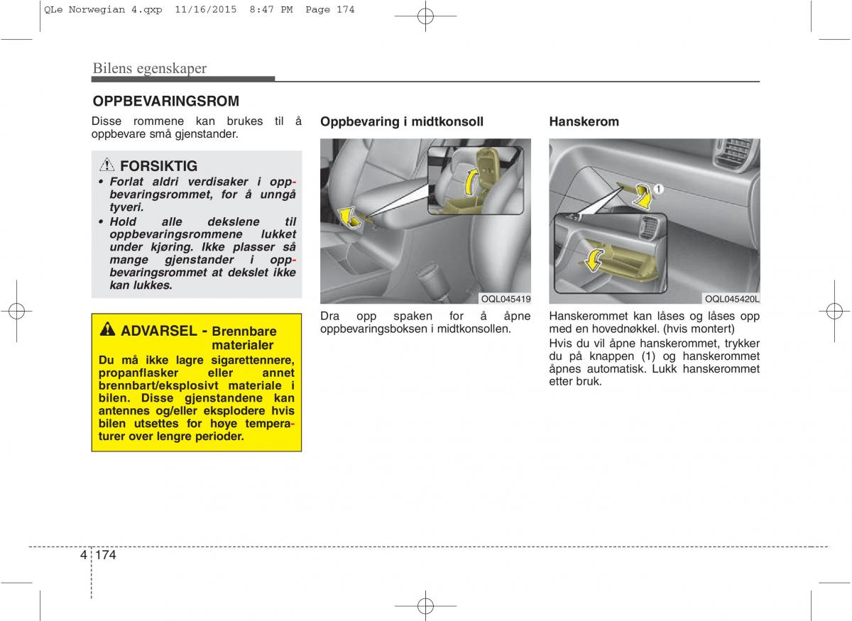 KIA Sportage IV bruksanvisningen / page 259