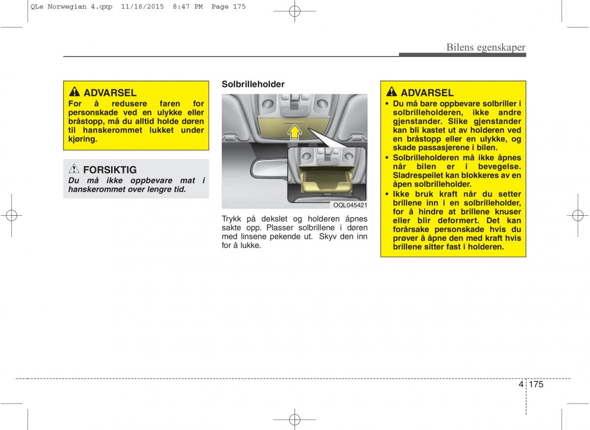 KIA Sportage IV bruksanvisningen / page 260