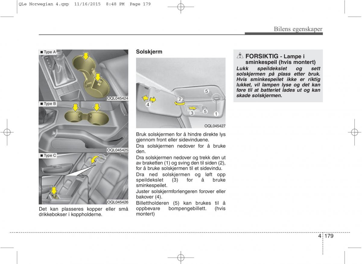 KIA Sportage IV bruksanvisningen / page 264