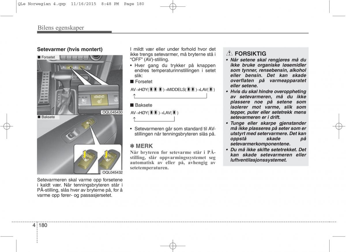 KIA Sportage IV bruksanvisningen / page 265