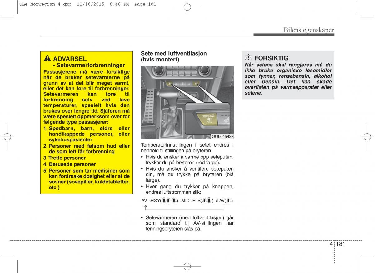 KIA Sportage IV bruksanvisningen / page 266