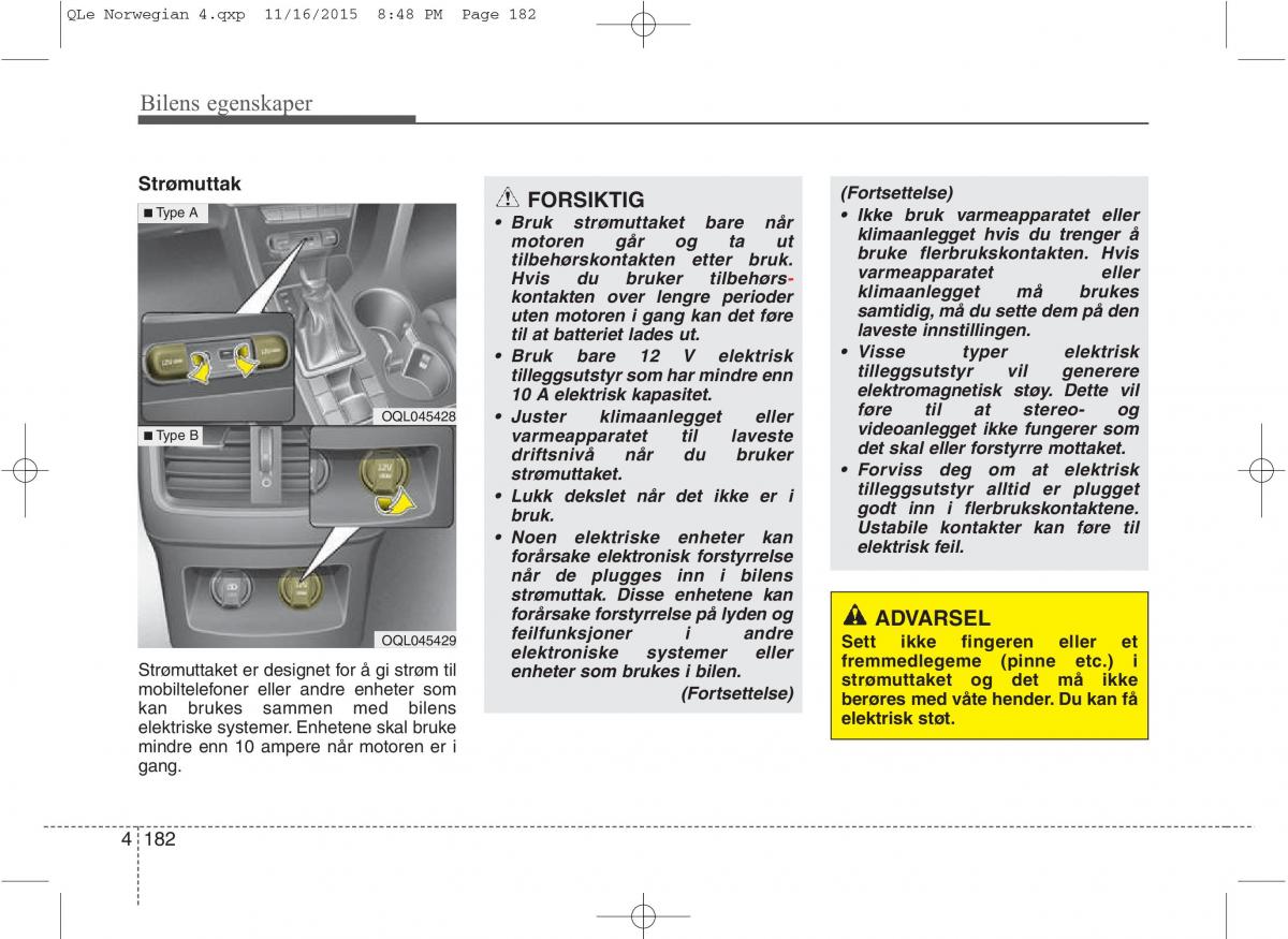 KIA Sportage IV bruksanvisningen / page 267