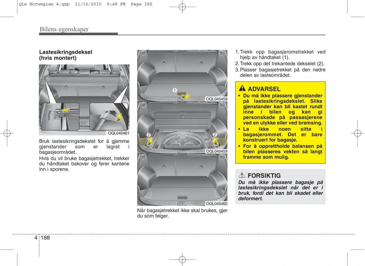 KIA Sportage IV bruksanvisningen / page 273