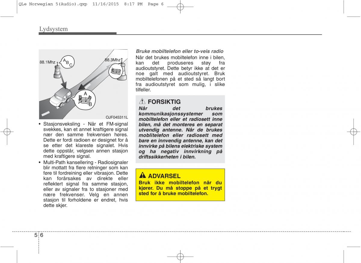 KIA Sportage IV bruksanvisningen / page 281