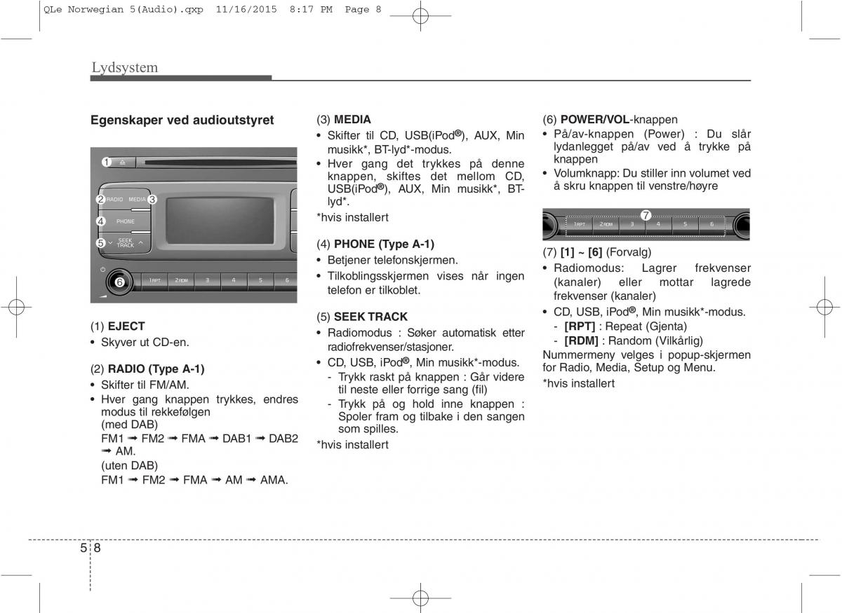 KIA Sportage IV bruksanvisningen / page 283