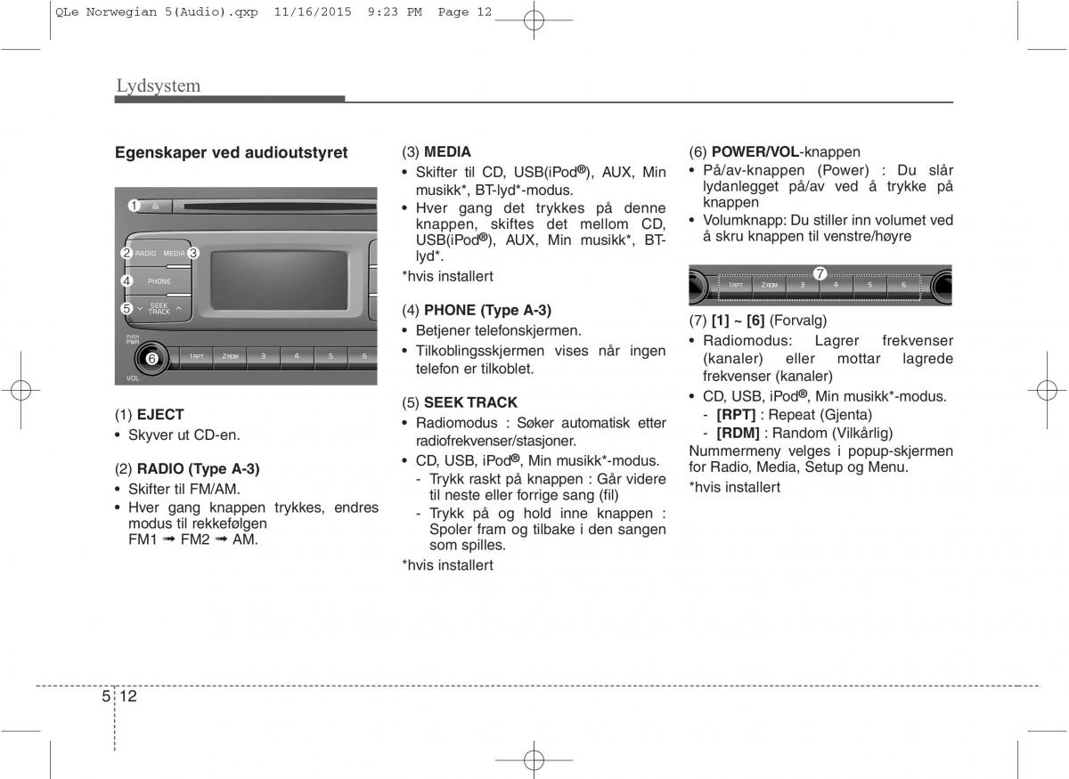 KIA Sportage IV bruksanvisningen / page 287