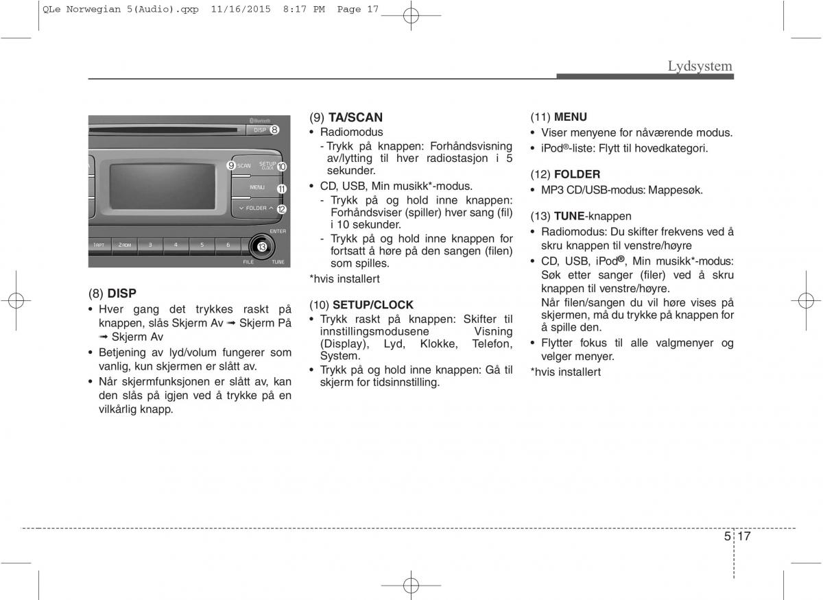 KIA Sportage IV bruksanvisningen / page 292