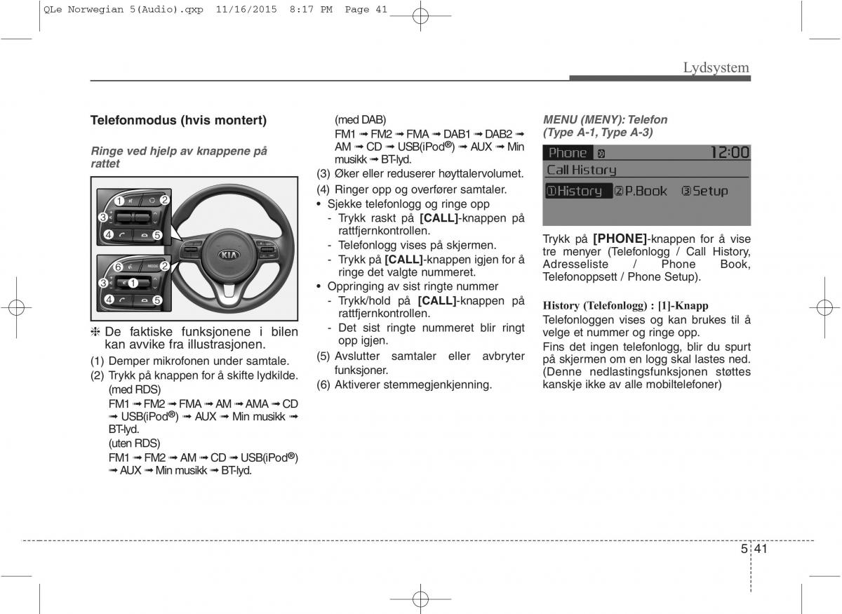 KIA Sportage IV bruksanvisningen / page 316