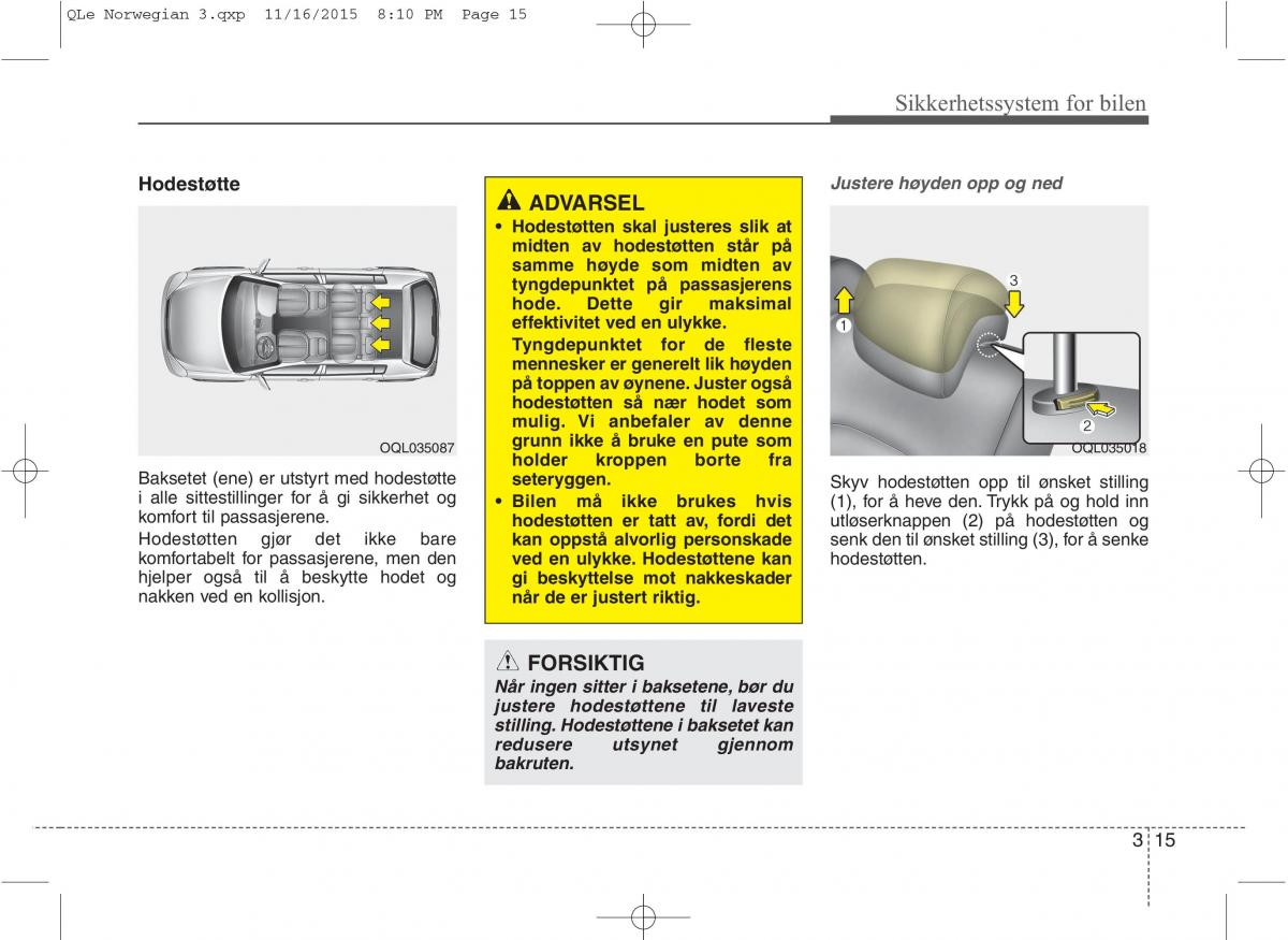 KIA Sportage IV bruksanvisningen / page 32