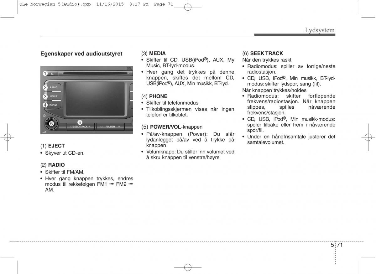 KIA Sportage IV bruksanvisningen / page 346