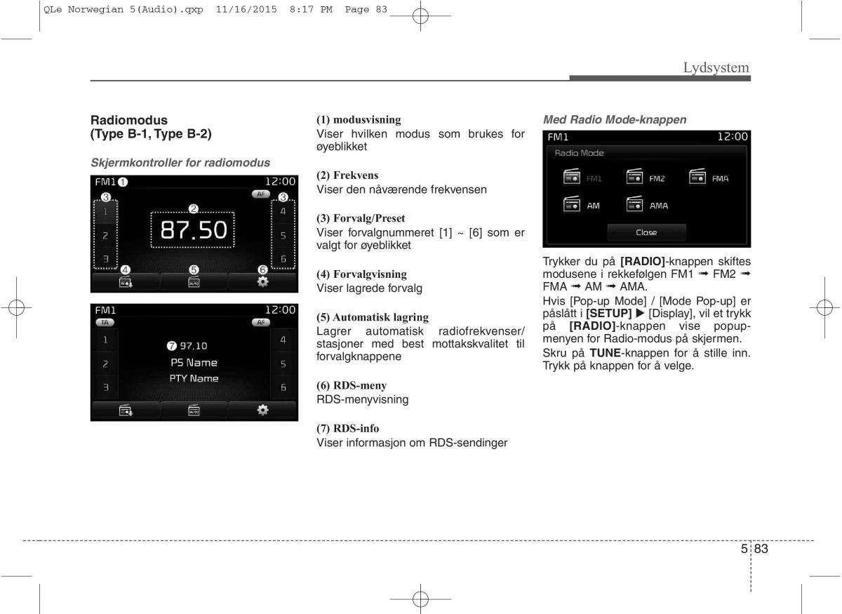 KIA Sportage IV bruksanvisningen / page 358