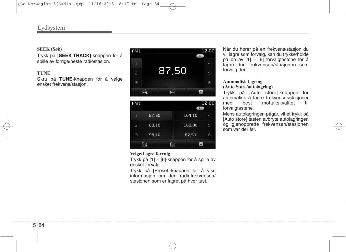 KIA Sportage IV bruksanvisningen / page 359