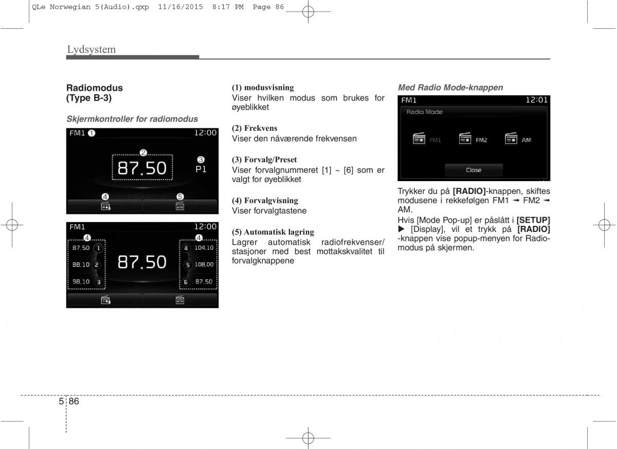 KIA Sportage IV bruksanvisningen / page 361