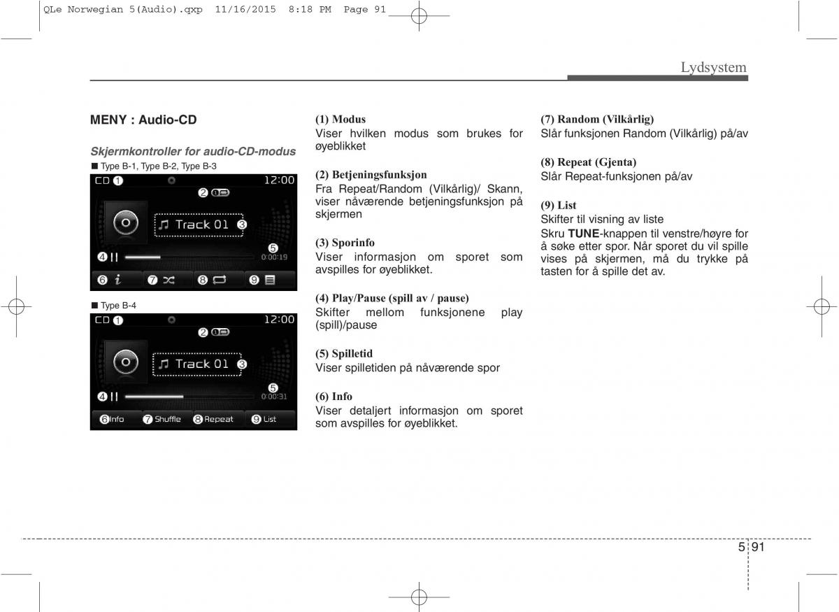 KIA Sportage IV bruksanvisningen / page 366