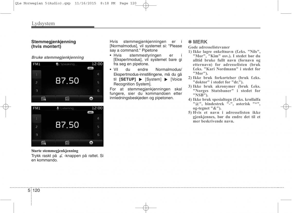 KIA Sportage IV bruksanvisningen / page 395