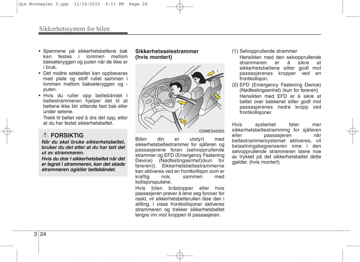 KIA Sportage IV bruksanvisningen / page 41