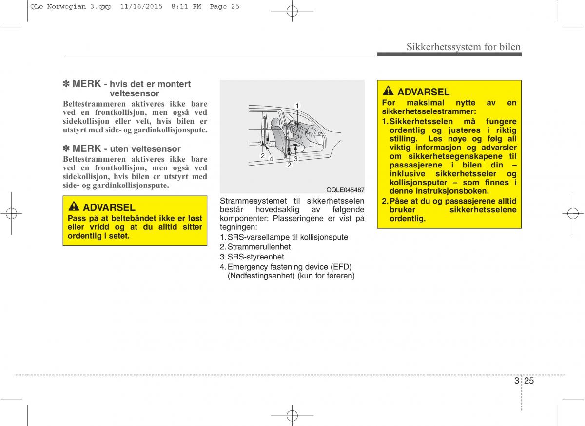 KIA Sportage IV bruksanvisningen / page 42