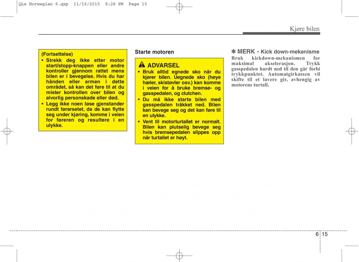 KIA Sportage IV bruksanvisningen / page 442