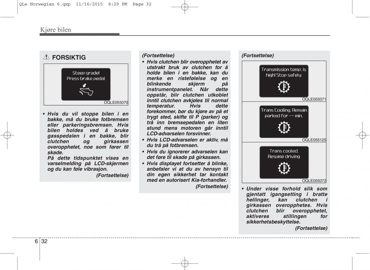 KIA Sportage IV bruksanvisningen / page 459